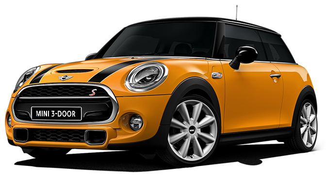 Mini Cooper S 3 portes orange